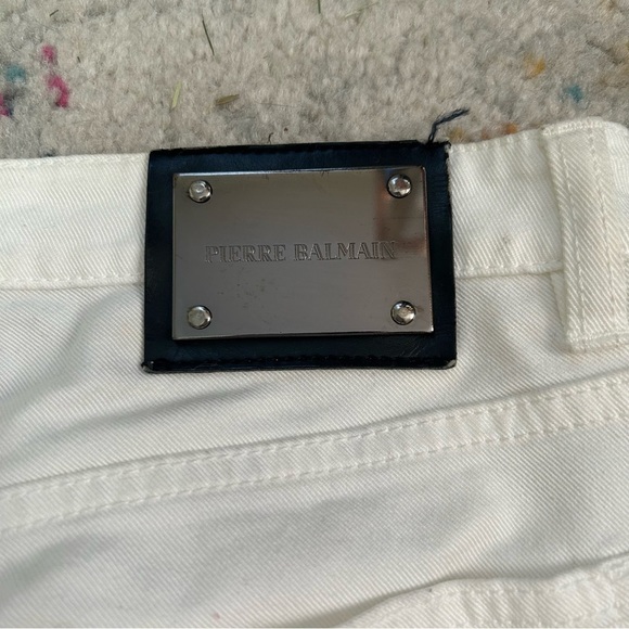 Pierre Balmain Ombre Skinny Jeans in Black & White sz 28 - Picture 5 of 6